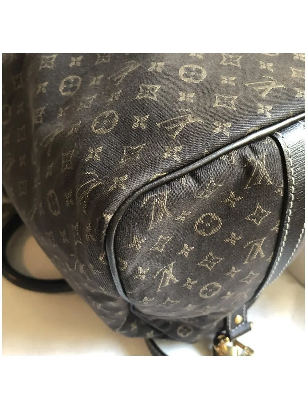 LOUIS VUITTON Idylle Speedy Bandouliere 30 Fusain Monogram Bag